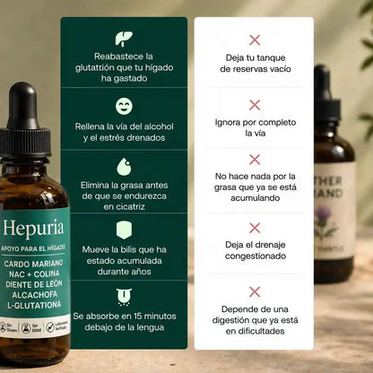 Soporte hepático Hepuria